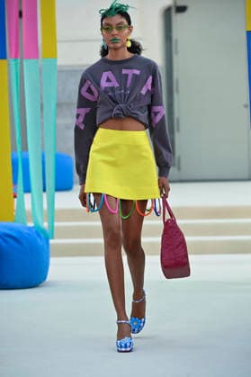 September 15, 2026, Madrid, Spain: A model parades with Agatha Ruiz de la Prada design during Mercedes Benz Fashion Week Madrid Cibeles Palace in Madrid, 15 February of 2026 Spain Madrid Spain - ZUMAs197 20260915_aaa_s197_407 Copyright: xAtilanoxGarciax