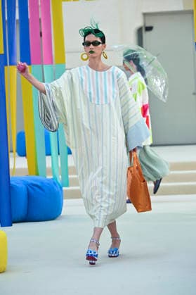 September 15, 2026, Madrid, Spain: A model parades with Agatha Ruiz de la Prada design during Mercedes Benz Fashion Week Madrid Cibeles Palace in Madrid, 15 February of 2026 Spain Madrid Spain - ZUMAs197 20260915_aaa_s197_412 Copyright: xAtilanoxGarciax