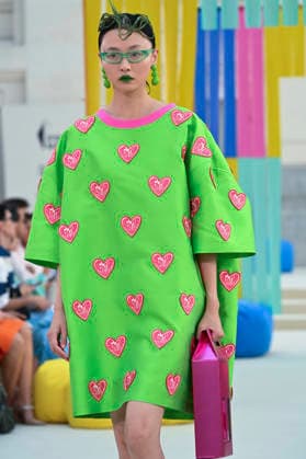 September 15, 2026, Madrid, Spain: A model parades with Agatha Ruiz de la Prada design during Mercedes Benz Fashion Week Madrid Cibeles Palace in Madrid, 15 February of 2026 Spain Madrid Spain - ZUMAs197 20260915_aaa_s197_415 Copyright: xAtilanoxGarciax