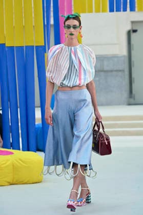 September 15, 2026, Madrid, Spain: A model parades with Agatha Ruiz de la Prada design during Mercedes Benz Fashion Week Madrid Cibeles Palace in Madrid, 15 February of 2026 Spain Madrid Spain - ZUMAs197 20260915_aaa_s197_424 Copyright: xAtilanoxGarciax