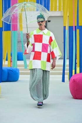 September 15, 2026, Madrid, Spain: A model parades with Agatha Ruiz de la Prada design during Mercedes Benz Fashion Week Madrid Cibeles Palace in Madrid, 15 February of 2026 Spain Madrid Spain - ZUMAs197 20260915_aaa_s197_432 Copyright: xAtilanoxGarciax