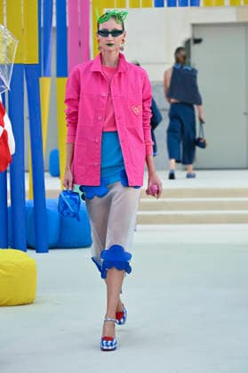 September 15, 2026, Madrid, Spain: A model parades with Agatha Ruiz de la Prada design during Mercedes Benz Fashion Week Madrid Cibeles Palace in Madrid, 15 February of 2026 Spain Madrid Spain - ZUMAs197 20260915_aaa_s197_433 Copyright: xAtilanoxGarciax