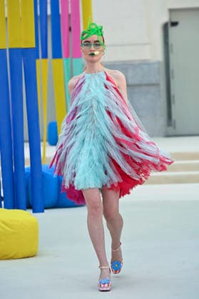 September 15, 2026, Madrid, Spain: A model parades with Agatha Ruiz de la Prada design during Mercedes Benz Fashion Week Madrid Cibeles Palace in Madrid, 15 February of 2026 Spain Madrid Spain - ZUMAs197 20260915_aaa_s197_444 Copyright: xAtilanoxGarciax