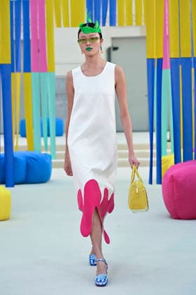 September 15, 2026, Madrid, Spain: A model parades with Agatha Ruiz de la Prada design during Mercedes Benz Fashion Week Madrid Cibeles Palace in Madrid, 15 February of 2026 Spain Madrid Spain - ZUMAs197 20260915_aaa_s197_458 Copyright: xAtilanoxGarciax