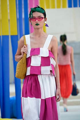 September 15, 2026, Madrid, Spain: A model parades with Agatha Ruiz de la Prada design during Mercedes Benz Fashion Week Madrid Cibeles Palace in Madrid, 15 February of 2026 Spain Madrid Spain - ZUMAs197 20260915_aaa_s197_460 Copyright: xAtilanoxGarciax