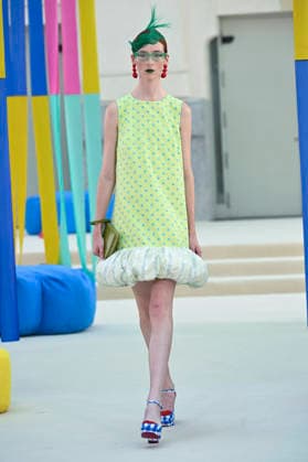 September 15, 2026, Madrid, Spain: A model parades with Agatha Ruiz de la Prada design during Mercedes Benz Fashion Week Madrid Cibeles Palace in Madrid, 15 February of 2026 Spain Madrid Spain - ZUMAs197 20260915_aaa_s197_465 Copyright: xAtilanoxGarciax