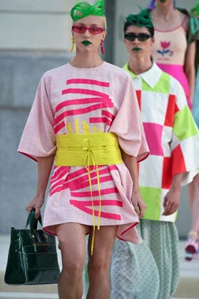 September 15, 2026, Madrid, Spain: A model parades with Agatha Ruiz de la Prada design during Mercedes Benz Fashion Week Madrid Cibeles Palace in Madrid, 15 February of 2026 Spain Madrid Spain - ZUMAs197 20260915_aaa_s197_472 Copyright: xAtilanoxGarciax