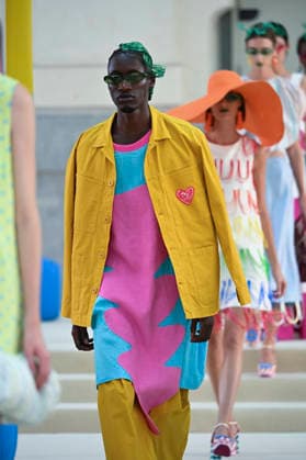 September 15, 2026, Madrid, Spain: A model parades with Agatha Ruiz de la Prada design during Mercedes Benz Fashion Week Madrid Cibeles Palace in Madrid, 15 February of 2026 Spain Madrid Spain - ZUMAs197 20260915_aaa_s197_475 Copyright: xAtilanoxGarciax