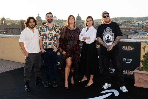 RIP2 Roast in Peace Season 2 Photocall - Rome Attendees pose during the photocall for the second season of the Prime Video series RIP2 - Roast in Peace in Rome, Italy on September 15, 2026. Photo by Andrea Bracaglia ABACAPRESS.COM Rome Italy Italy  Copyright: xBracagliaxAndrea ABACAx