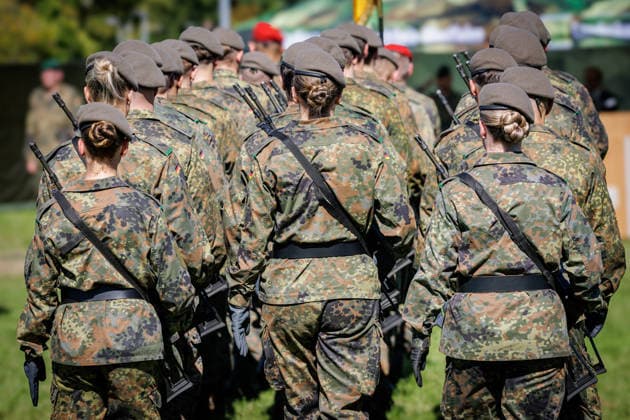 September 15, 2026, Düsseldorf: Side shots taken during a command handover at the North Rhine-Westphalia State Command in Düsseldorf; North Rhine-Westphalia State Command, Wilhelm Raabe Straße, North Rhine-Westphalia, Germany