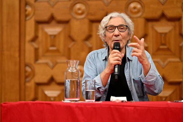Boualem Sansal, the Franco-Algerian writer, participated in a conference at the Mediterranean University Center (CUM) in Nice, on September 16, 2026. The conference was moderated by Vincent Hervouët, a journalist for Europe 1 and co-founder of France Info and LCI, before a packed auditorium. Bruno Bebert Bestimage Boualem Sansal, the Franco-Algerian writer, participated in a conference at the Mediterranean University Center (CUM) in Nice on September 16, 2026. The conference was moderated by Vincent Hervouët, a journalist for Europe 1 and co-creator of France Info and LCI, in front of a packed auditorium. Nice, France Copyright: xBrunoxBebertx xBestimagexBrunoxBebertx xBestimagex