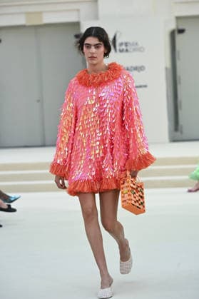 parades with Celia B in Madrid A model parades with Celia B design during Mercedes Benz Fashion Week Madrid Cibeles Palace in Madrid, 15 February of 2026 Spain Featuring: A model parades with Celia B design during Mercedes Benz Fashion Week Madrid Cibeles Palace in Madrid, 15 February of 2026 Spain Where: Madrid, Spain When: 15 Sep 2026 Credit: Oscar Gonzalez WENN Madrid Spain Copyright: xOscarxGonzalez WENNx wenn41662953 OFA ZOJx wenn41662953