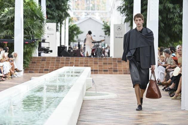 Adolfo Dominguez A model parades with Adolfo Dominguez design during Mercedes Benz Fashion Week Madrid Cibeles Palace in Madrid, 14 of February of 2026 Spain Featuring: A model parades with Adolfo Dominguez design during Mercedes Benz Fashion Week Madrid Cibeles Palace in Madrid, 14 of February of 2026 Spain Where: Madrid, Spain When: 14 Sep 2026 Credit: Oscar Gonzalez WENN Madrid Spain Copyright: xOscarxGonzalez WENNx wenn41658609 OFA ZOJx wenn41658609