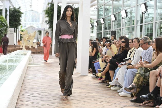 Pedro del Hierro A model parades with Pedro del Hierro design during Mercedes Benz Fashion Week Madrid Cibeles Palace in Madrid, 14 of February of 2026 Spain Featuring: A model parades with Pedro del Hierro design during Mercedes Benz Fashion Week Madrid Cibeles Palace in Madrid, 14 of February of 2026 Spain Where: Madrid, Spain When: 14 Sep 2026 Credit: Oscar Gonzalez WENN Madrid Spain Copyright: xOscarxGonzalez WENNx wenn41658544 OFA ZOJx wenn41658544