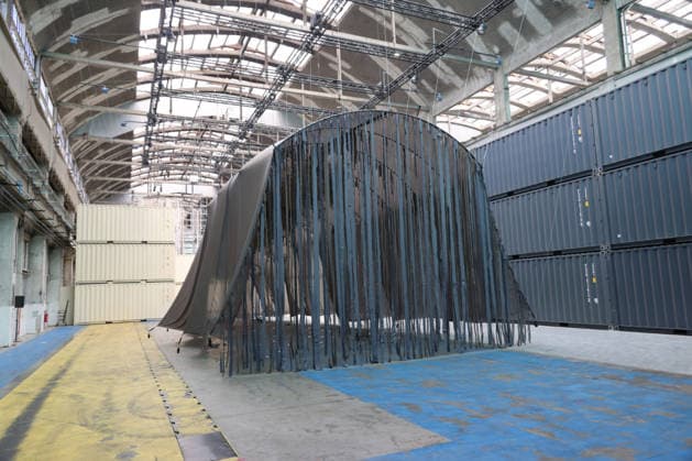 18th Lyon Biennale of Contemporary Art, September 16, 2026, Lyon, France; 18th Lyon Biennale of Contemporary Art, curated by Catherine Nicols; shown here is the main hall, Grande Locos, the former TGV manufacturing halls, Lyon, Auvergne-Rhône-Alpes, France