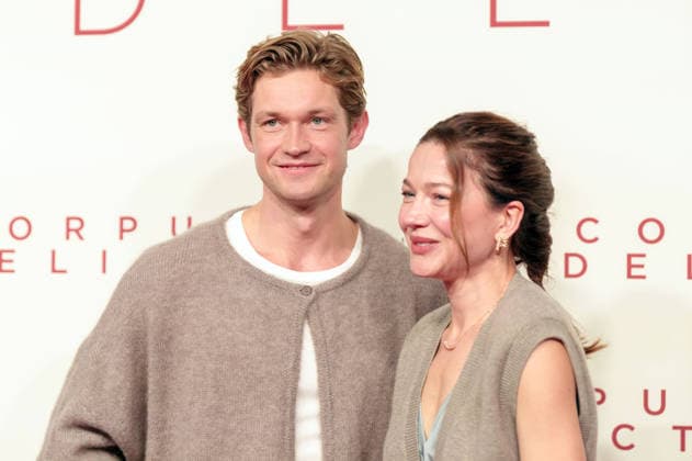 Damian Hardung and Hannah Herzsprung at the premiere of the movie *Corpus Delicti* at the Mathäser Filmpalast in Munich, September 15, 2026 Foto:xN.xKolinzx xFuturexImagex delicti_6998