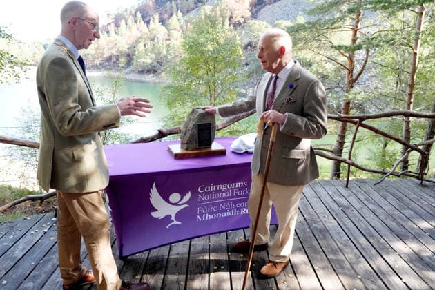 . 16 09 2026. Cairngorms ,United Kingdom. King Charles III during a visit to the Cairngorms National Park in Scotland, United Kingdom.  xPoolx xi-Imagesx IIM-27008-0009