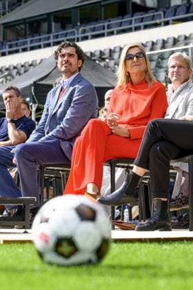 Queen Maxima at Meeting About Documentary Real Men Don t Cry - Netherlands Queen Máxima of the Netherlands attends a meeting of the Cinetree Foundation regarding the documentary Echte Mannen Huilen Niet (Real Men Don t Cry) at the NAC Breda stadium in Breda, Netherlands on September 16, 2026. The documentary focuses on the mental health of men in the world of football. Photo by Patrick van Emst NL Beeld ABACAPRESS.COM Netherlands  Copyright: xBrunoxPress ABACAx
