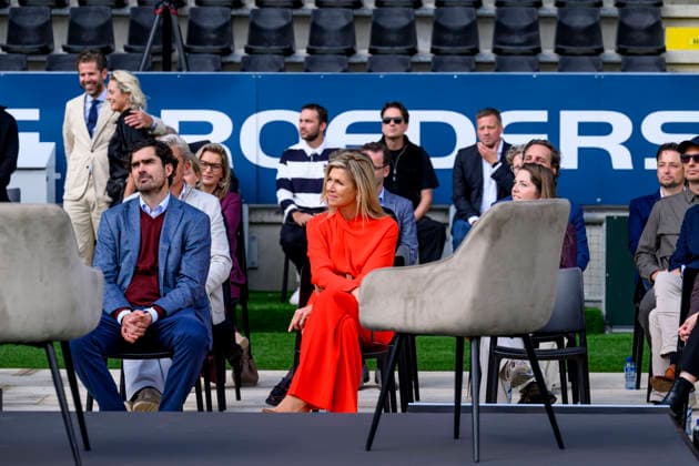 16-09-2026 Breda Queen Maxima attended the documentary Echte Mannen Huilen Niet (Real Men Don t Cry), organized by the Cinetree Foundation at the NAC Breda stadium. Â  Copyright: xPPEx