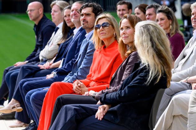 16-09-2026 Breda Queen Maxima attended the documentary Echte Mannen Huilen Niet (Real Men Don t Cry), organized by the Cinetree Foundation at the NAC Breda stadium. Â  Copyright: xPPEx