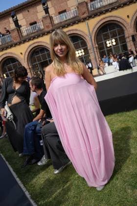 Ana Matamoros at the front row of ErnestoNaranjo collection during Pasarela Cibeles Mercedes-Benz Fashion Week Madrid 2065 in Madrid, on Wednesday , 16 September 2026. Cordon Press 