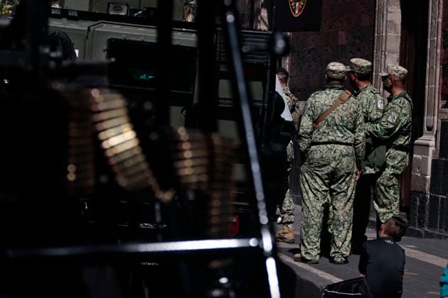 September 16, 2026, Mexico City, Cdmx, Mexico: As part of the celebration of the 216th of the Cry of Independence in Mexico, the Military Civic Parade of the Country s Armed Forces was held: thousands of elements of the Ministry of National Defense (DEFENSA), Ministry of the Navy (SEMAR), National Guard (GN), Mexican Air Force (FAM), with their different divisions such as Special Forces, Paratroopers, Cavalry, Tactical Vehicles, rescuers, among others, filled the streets surrounding the Zo³calo of the city before starting to enlist with their battalions, coordinate, use their wardrobes, arrange and keep the horses calm, train vehicles and rehearse before marching in front of President Claudia Sheimbaum, who is the Supreme Commander of the - ZUMAp204 20260916_zip_p204_024 Copyright: xJosuexPerezx