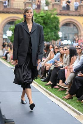 September 16, 2026, Madrid, Spain: A model parades with Baro Lucas design during the Mercedes Benz Fashion Week Madrid at Cibeles Palace in Madrid. Madrid Spain  - ZUMAs197 20260916_aaa_s197_227 Copyright: xAtilanoxGarciax