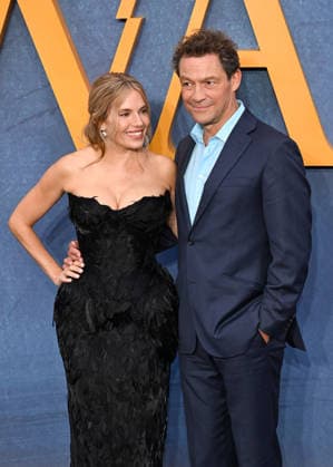 Sienna Miller and Dominic West attend the War World Premiere at Odeon Luxe Leicester Square in London, England Featuring: Sienna Miller, Dominic West Where: London, United Kingdom When: 16 Sep 2026 Credit: Cover Images EDITORIAL USE ONLY. NOT FOR USE BY NEWSPAPERS BASED IN THE UK. Copyright: xx coverimg56027588