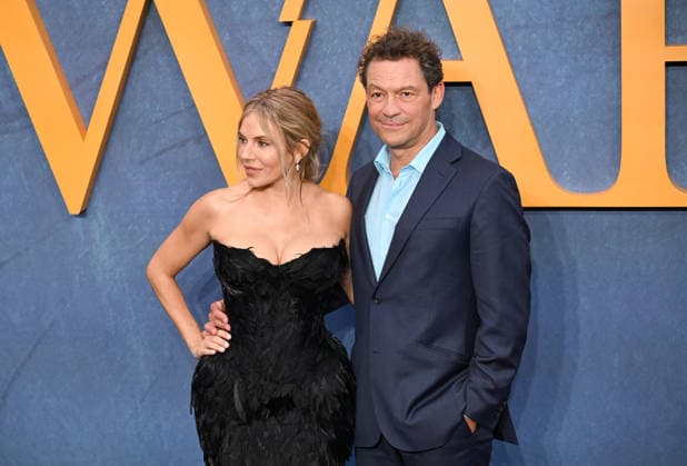 Sienna Miller and Dominic West attend the War World Premiere at Odeon Luxe Leicester Square in London, England Featuring: Sienna Miller, Dominic West Where: London, United Kingdom When: 16 Sep 2026 Credit: Cover Images EDITORIAL USE ONLY. NOT FOR USE BY NEWSPAPERS BASED IN THE UK. Copyright: xx coverimg56027584