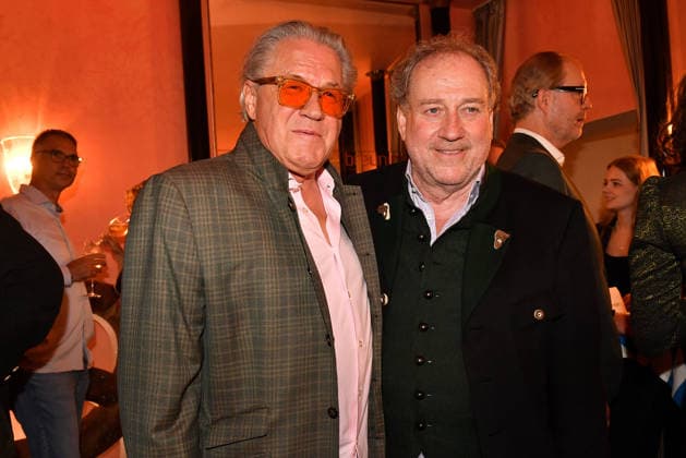 Michael Brandner and Harold Faltermeyer at the premiere of *Oktoberfest: A Musical—An Almost True Story* An Almost True Story premieres on September 16, 2026, at the Komoedie Bayerischer Hof in Munich. Michael Brandner and Harold Faltermeyer attend the premiere of Oktoberfest: A Musical—An Almost True Story on Septe