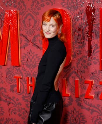 Vicky Krieps arrives on the red carpet for the Netflix Monster: The Lizzie Borden Story New York Premiere on Wednesday, September 16, 2026 in New York City.  NYP20260916120 JohnxAngelillo