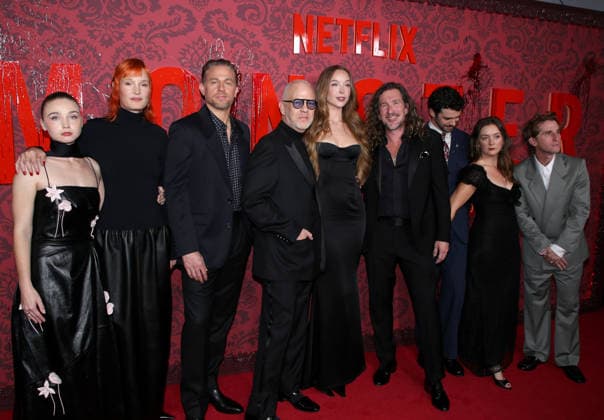 Netflix s Monster: The Lizzie Borden Story New York Premiere Jessica Barden, Vicky Krieps, Charlie Hunnam, Ryan Murphy, Ella Beatty, Ian Brennan, Joey Pollari, Billie Lourd and Max Winkler attending Netflix s Monster: The Lizzie Borden Story New York Premiere held at The Paris Theater on September 16, 2026 in New York City, NY New York City The Paris Theater NY USA Copyright: xStevenxBergman AFF-USA.COMx