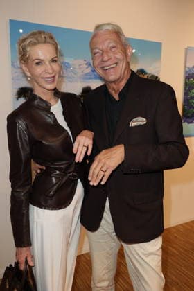 Livia Lisboa Opening, September 16, 2026: Grit Weiss and Jo Groebel, now married after 21 years; opening of Livia Lisboa’s photography exhibition in HafenCity, Hamburg, September 16, 2026 Copyright: xEventpressxMPx