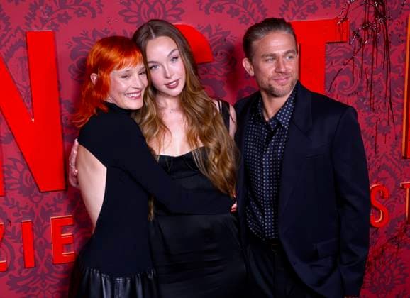 Monster The Lizzie Borden Story Series Premiere - NYC Vicky Krieps, Ella Beatty and Charlie Hunnam attend the Monster The Lizzie Borden Story Series Premiere at the Paris Theater in New York on September 16, 2026. Photo by Charles Guerin ABACAPRESS.COM New York City NY United States  Copyright: xGuerinxCharles ABACAx