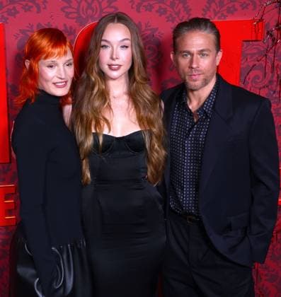 Monster The Lizzie Borden Story Series Premiere - NYC Vicky Krieps, Ella Beatty and Charlie Hunnam attend the Monster The Lizzie Borden Story Series Premiere at the Paris Theater in New York on September 16, 2026. Photo by Charles Guerin ABACAPRESS.COM New York City NY United States  Copyright: xGuerinxCharles ABACAx