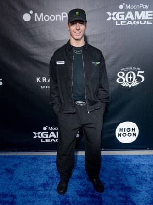 September 16, 2026, Los Angeles, California, USA: LUCA HARRINGTON attends the 2026 MoonPay X Games League Winter Draft blue carpet. Los Angeles USA  - ZUMAb173 20260916_aap_b173_008 Copyright: xBillyxBennightx