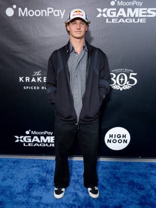September 16, 2026, Los Angeles, California, USA: MAC FOREHAND attends the 2026 MoonPay X Games League Winter Draft blue carpet. Los Angeles USA  - ZUMAb173 20260916_aap_b173_029 Copyright: xBillyxBennightx