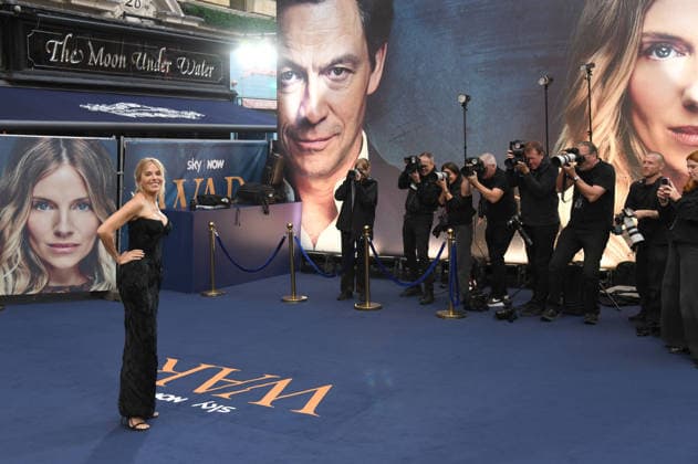 Sienna Miller at the world premiere of the Sky Now series *War* at the Odeon Luxe Leicester Square in London, September 16, 2026 Foto:xS.xVasx xFuturexImagex war_6877