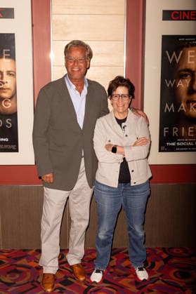 Sony Pictures Unveils THE SOCIAL RECKONING in the Heart of Silicon Valley MOUNTAIN VIEW, CA - September 16, 2026: Writer Director Aaron Sorkin and Pivot Podcast™s Kara Swisher attend THE SOCIAL RECKONING - First Public Screening in the Heart of Silicon Valley at Cinemark Century Mountain View on September 16, 2026 in Mountain View, California. Mountain View Cinemark Century Mountain View California United States Copyright: ximageSPACExforxSonyxPicturesx