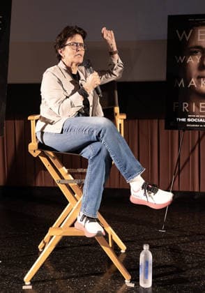 Sony Pictures Unveils THE SOCIAL RECKONING in the Heart of Silicon Valley MOUNTAIN VIEW, CA - September 16, 2026: Pivot Podcast™s Kara Swisher unveils THE SOCIAL RECKONING at the First Public Screening in the Heart of Silicon Valley at Cinemark Century Mountain View on September 16, 2026 in Mountain View, California. Mountain View Cinemark Century Mountain View California United States Copyright: ximageSPACExforxSonyxPicturesx