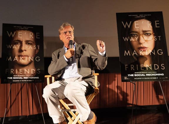 Sony Pictures Unveils THE SOCIAL RECKONING in the Heart of Silicon Valley MOUNTAIN VIEW, CA - September 16, 2026: Writer Director Aaron Sorkin unveils THE SOCIAL RECKONING at the First Public Screening in the Heart of Silicon Valley at Cinemark Century Mountain View on September 16, 2026 in Mountain View, California. Mountain View Cinemark Century Mountain View California United States Copyright: ximageSPACExforxSonyxPicturesx