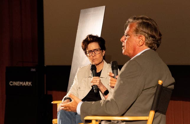 Sony Pictures Unveils THE SOCIAL RECKONING in the Heart of Silicon Valley MOUNTAIN VIEW, CA - September 16, 2026: Writer Director Aaron Sorkin and Pivot Podcast™s Kara Swisher unveil THE SOCIAL RECKONING at the First Public Screening in the Heart of Silicon Valley at Cinemark Century Mountain View on September 16, 2026 in Mountain View, California. Mountain View Cinemark Century Mountain View California United States Copyright: ximageSPACExforxSonyxPicturesx