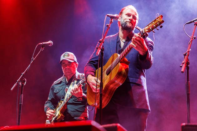 Daniel Lanois live in Oslo, Norway Oslo, Norway. 16th, September 2026. The Canadian musician and record producer Daniel Lanois (L) performs a live concert at Sentrum Scene in Oslo. Here he is seen live on stage with special guest, the singer and guitarist Stein Torleif Bjella (R). Norway, Oslo, Sentrum Scene  Copyright: xGonzalesxPhoto StianxS.xMollerx