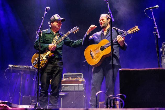 Daniel Lanois live in Oslo, Norway Oslo, Norway. 16th, September 2026. The Canadian musician and record producer Daniel Lanois (L) performs a live concert at Sentrum Scene in Oslo. Here he is seen live on stage with special guest, the singer and guitarist Stein Torleif Bjella (R). Norway, Oslo, Sentrum Scene  Copyright: xGonzalesxPhoto StianxS.xMollerx