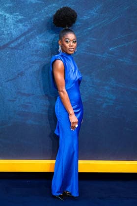 Akiya Henry at the world premiere of the Sky Now series *War* at the Odeon Luxe Leicester Square in London, September 16, 2026 Foto:xJ.xEdwardsx xFuturexImagex war_6911