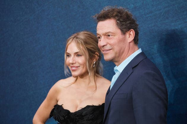 Sienna Miller and Dominic West at the world premiere of the Sky Now series *War* at the Odeon Luxe Leicester Square in London, September 16, 2026 Foto:xJ.xEdwardsx xFuturexImagex war_6971