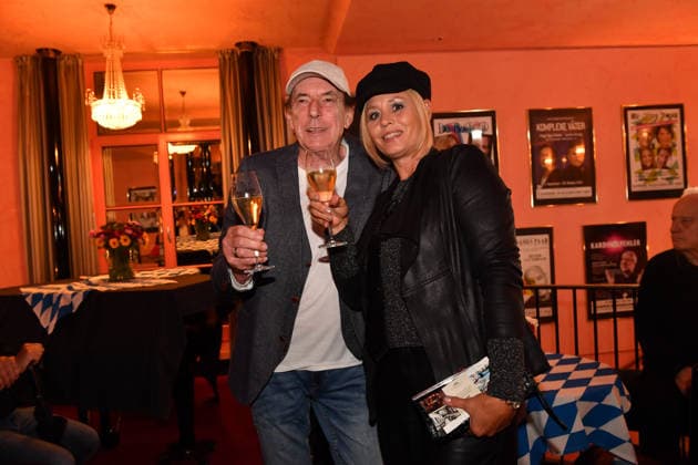 Sefan Zauner and his wife Petra at the premiere of Oktoberfest: A Musical—Beinah wahr¦ An Almost True Story, a comedy at the Bayerischer Hof in Munich on September 16, 2026
