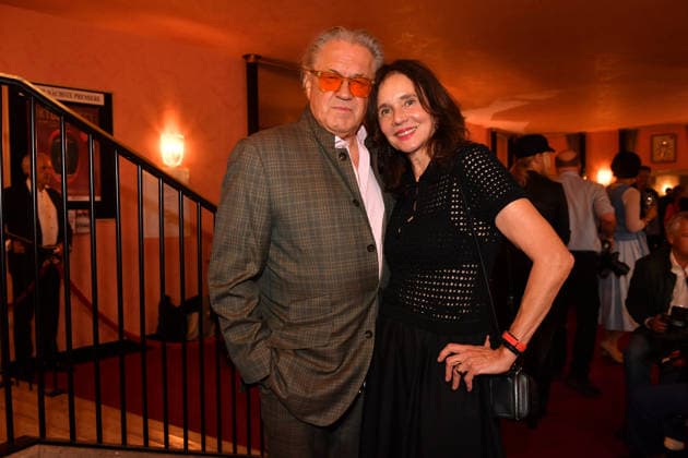 Michael Brandner and his wife Karin at the premiere of Oktoberfest: A Musical—Beinah wahr... An Almost True Story, a comedy at the Bayerischer Hof in Munich on September 16, 2026