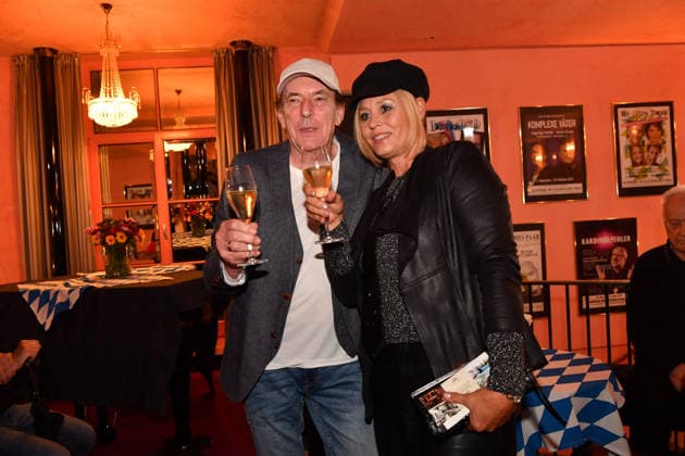 Sefan Zauner and his wife Petra at the premiere of Oktoberfest: A Musical—Beinah wahr¦ An Almost True Story, a comedy at the Bayerischer Hof in Munich on September 16, 2026