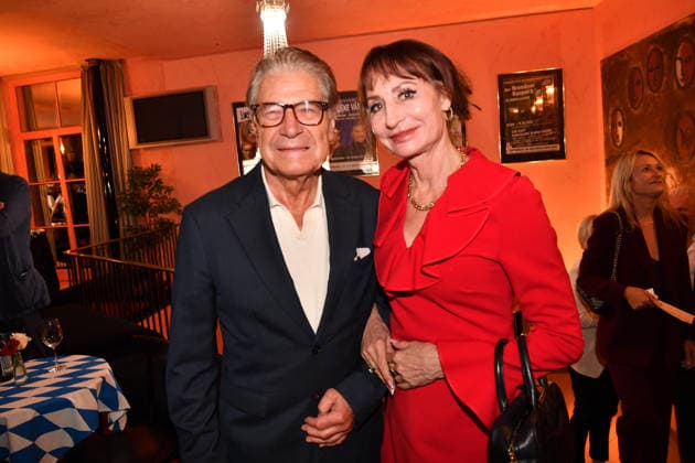 Anna Maria Kaufmann with her partner Eckart Alt: Premiere of Oktoberfest: A Musical—Beinah wahr (An Almost True Story), a comedy at the Bayerischer Hof in Munich on September 16, 2026